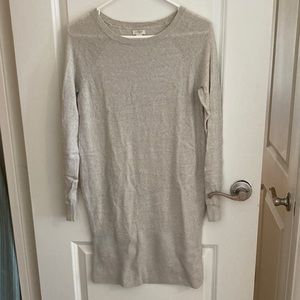 J Crew Women’s size small light weight grey sweater dress